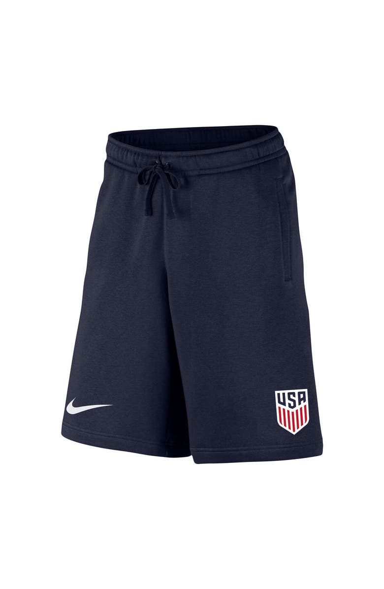 Nike Men's Nike Navy USMNT Club Fleece Shorts, Alternate, color, 