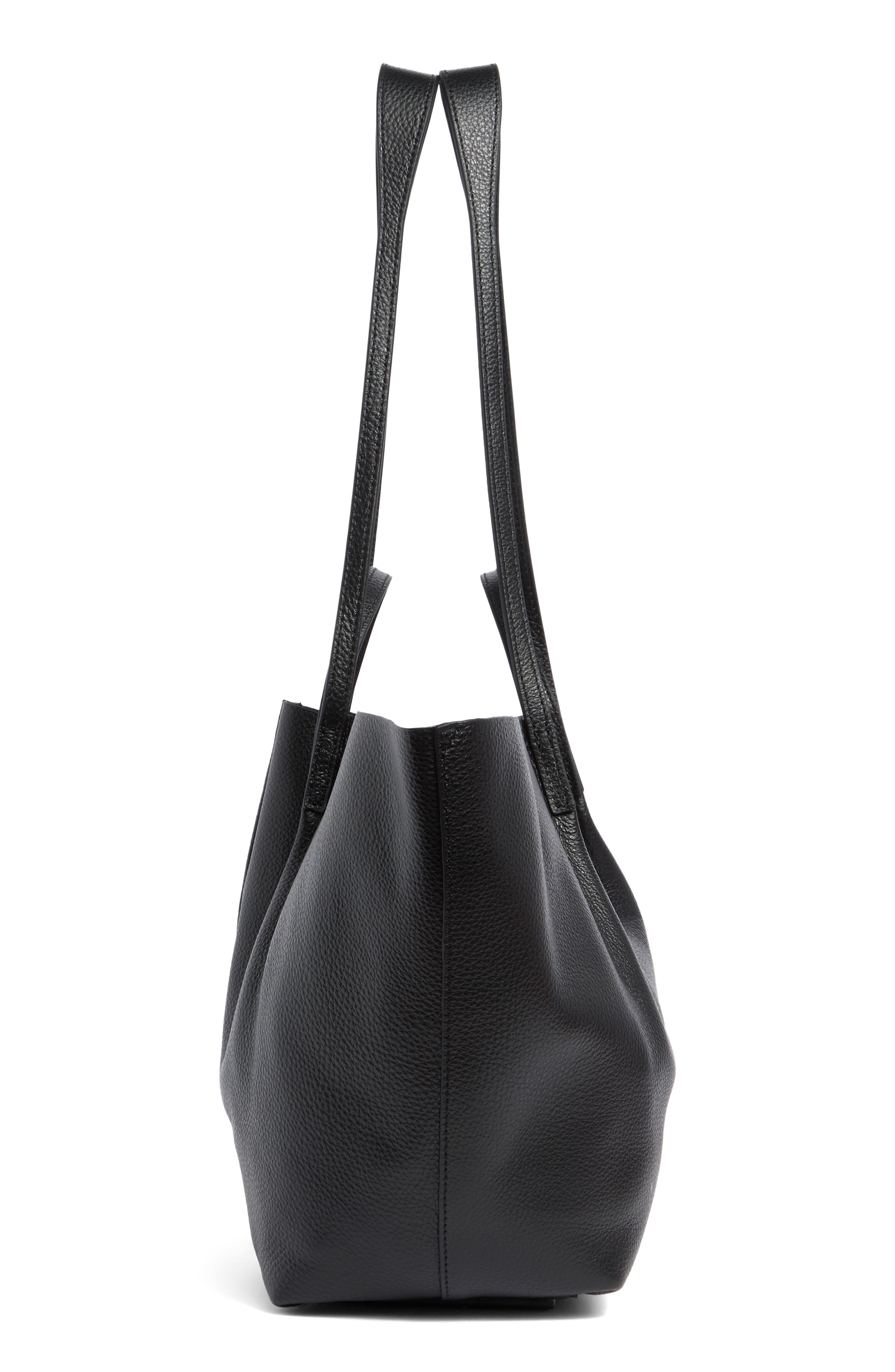 AllSaints Odette Tote Bag, Alternate, color, Black