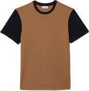 Lacoste Regular Fit Colorblock Cotton T-Shirt