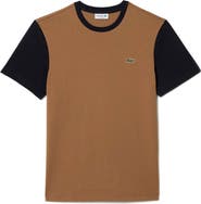 Lacoste Regular Fit Colorblock Cotton T-Shirt