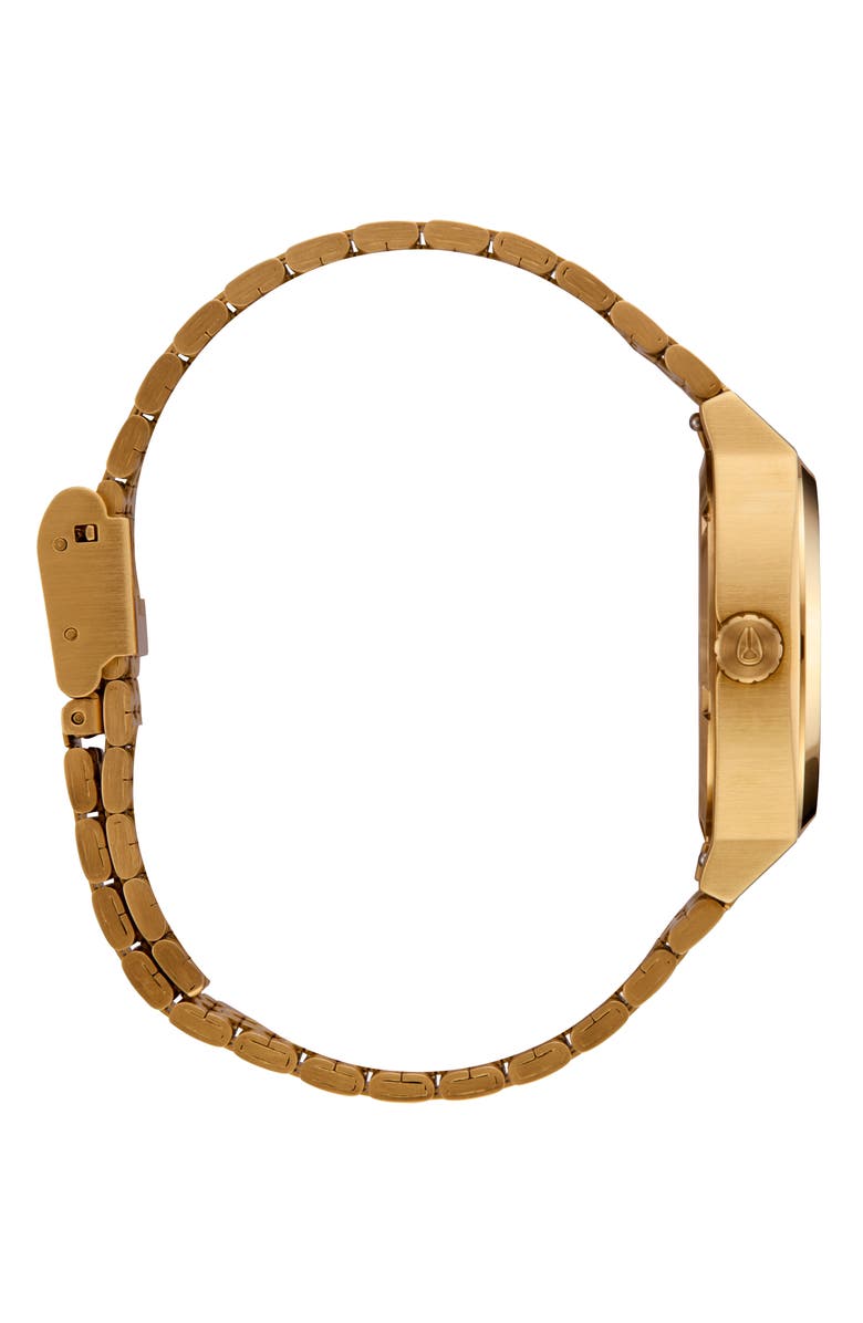 Nixon The Medium Time Teller Bracelet Watch, 31mm, Alternate, color, Gold / Black