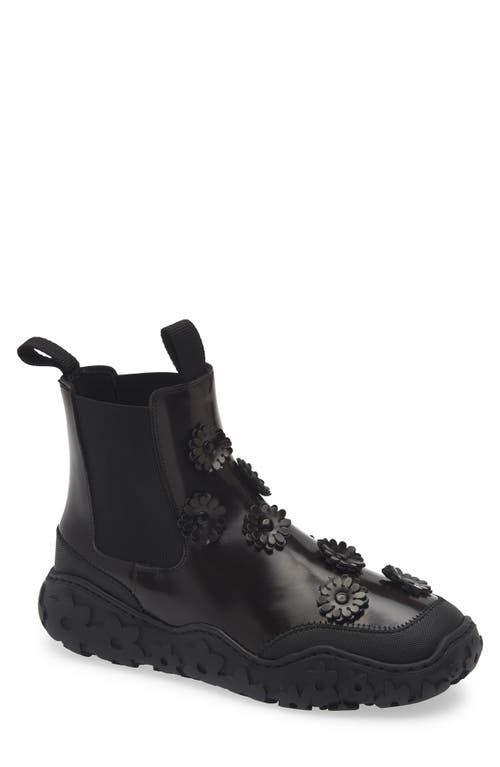 Cecilie Bahnsen Binley Floral Embellished Chelsea Boot In Brown
