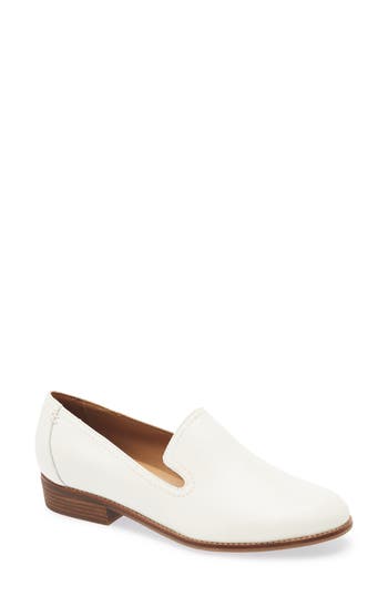Earth Women's Edna Flat Slip-on Loafers In White