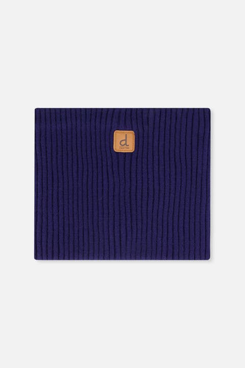 Pull-On Ribbed Knit Neckwarmer