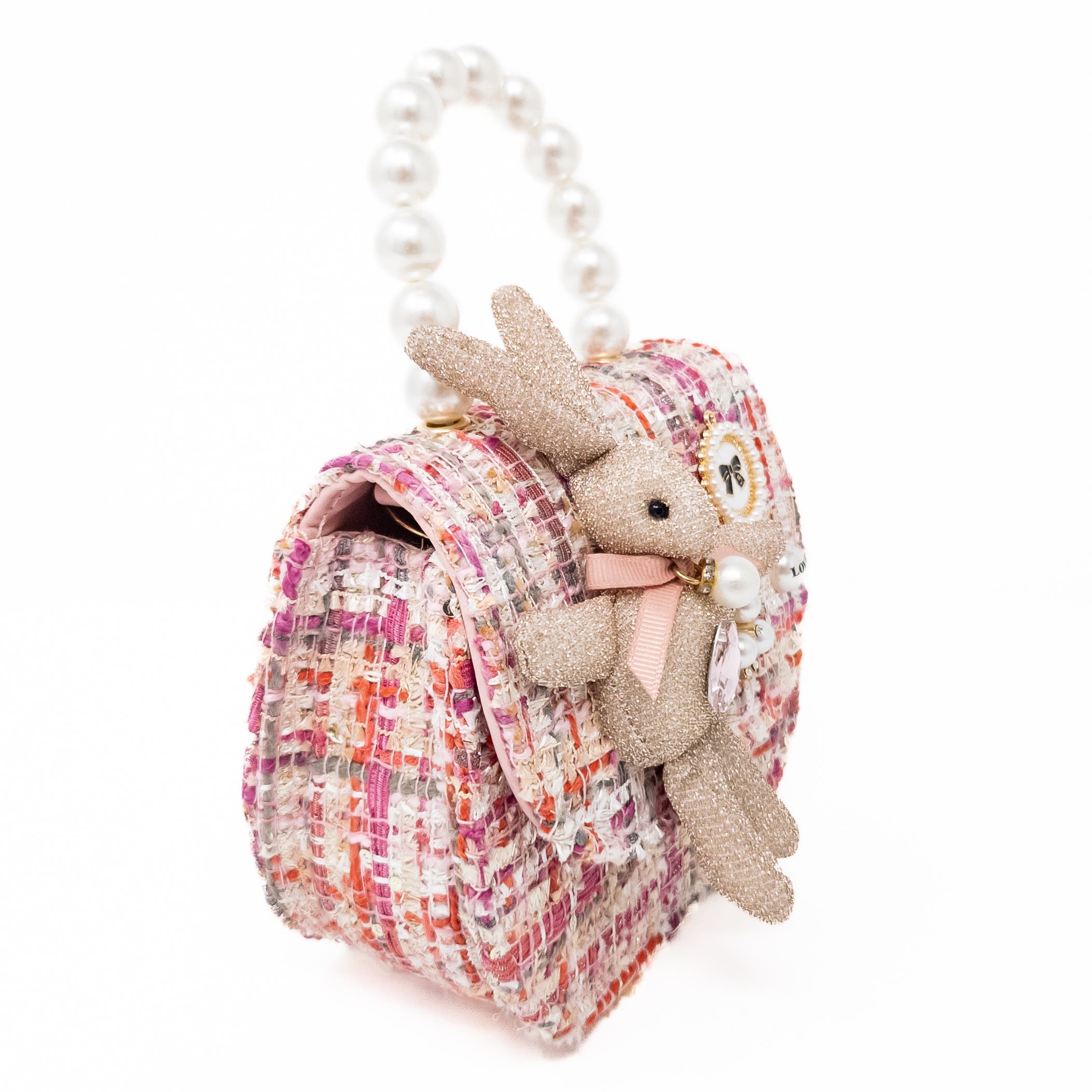 Puttisu Handbag - Bunny Belle, Alternate, color, Strawberry Pop