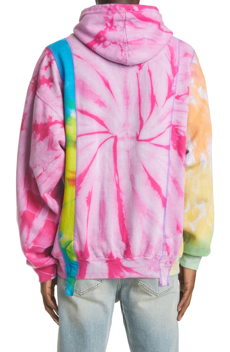 Needles 5 Cuts Tie Dye Cotton Hoodie, Alternate, color, 