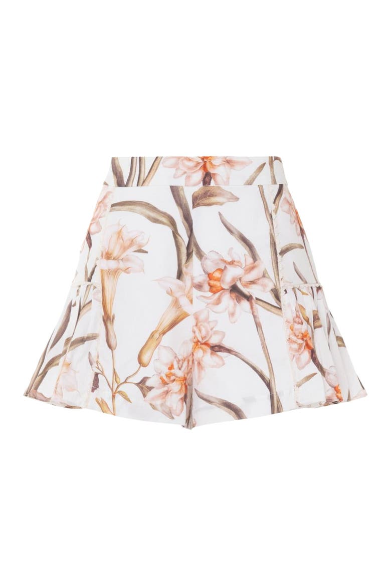 Botanic Retro Short, Alternate, color, OFF WHITE