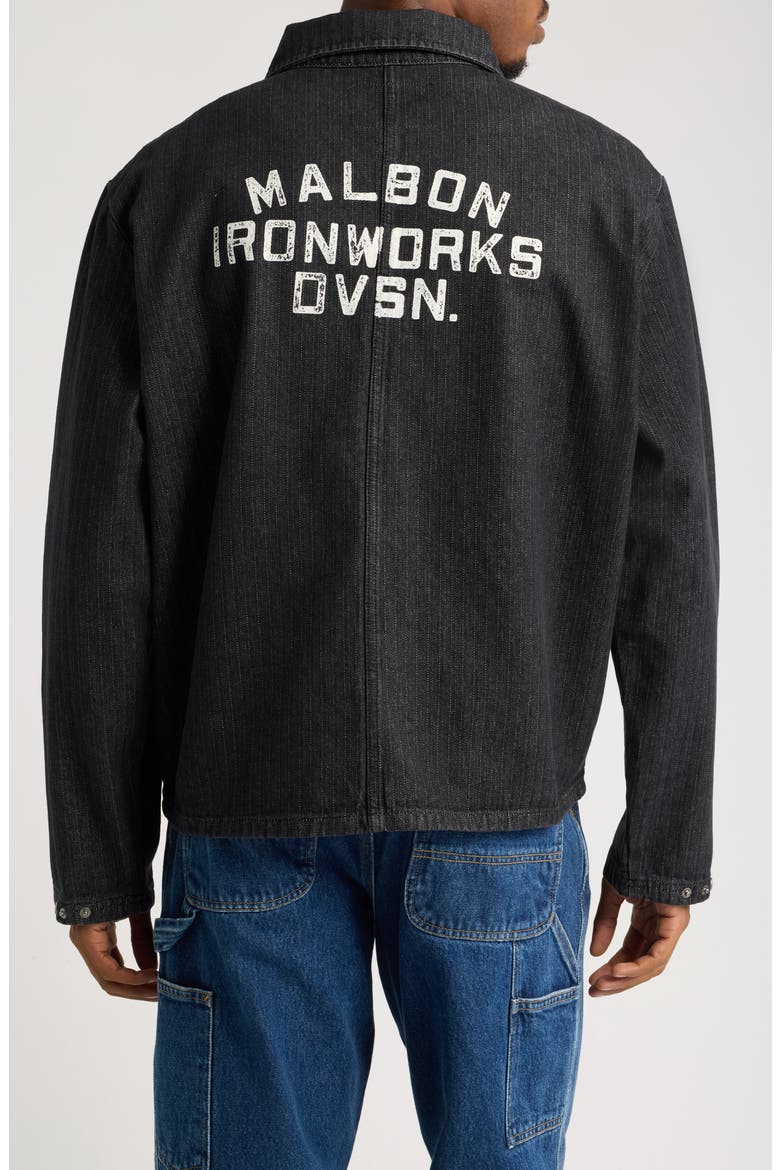 Foreman Jacket, Alternate, color, BLACK STONE WASHED DENIM