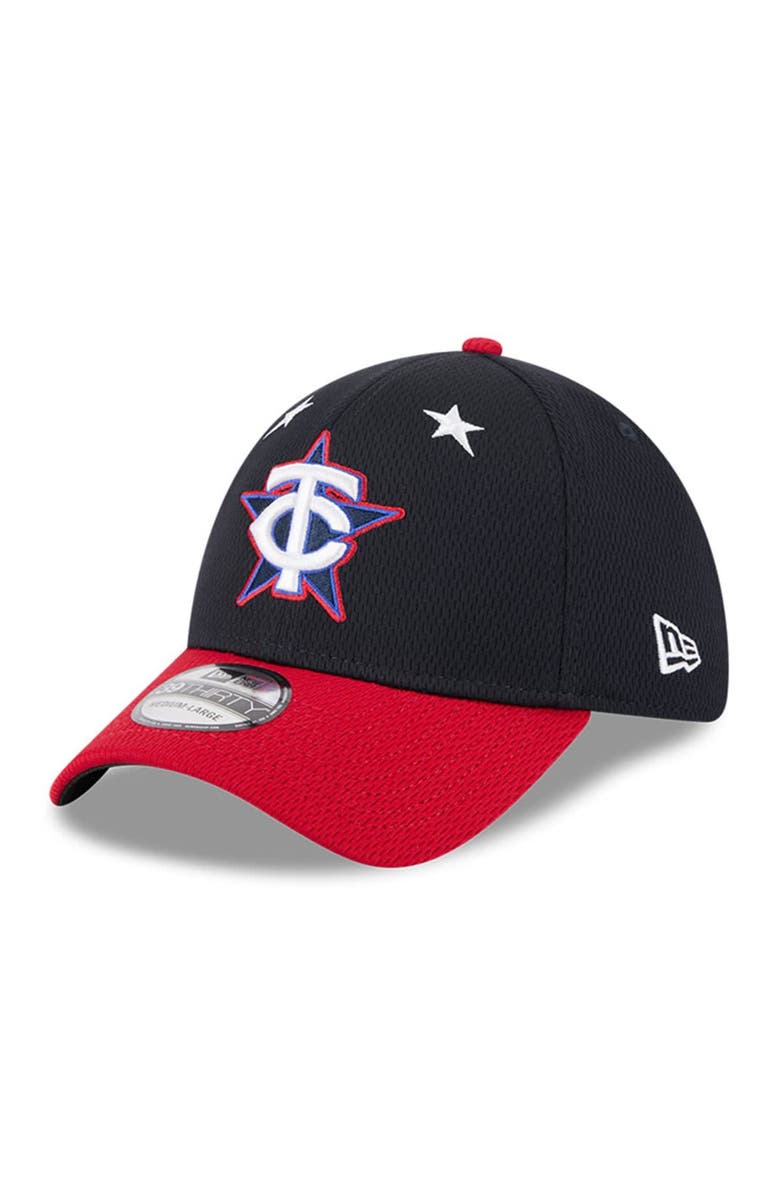 New Era Men's New Era Navy/Red  Minnesota Twins 2025 MLB All-Star Game Workout 39THIRTY Flex Hat, Alternate, color, Navy