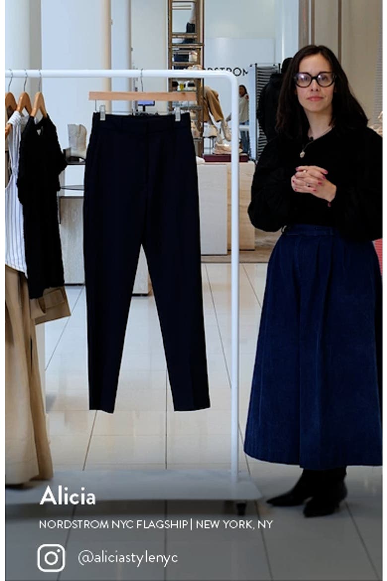 Haisley High Waist Wool Blend Pants video