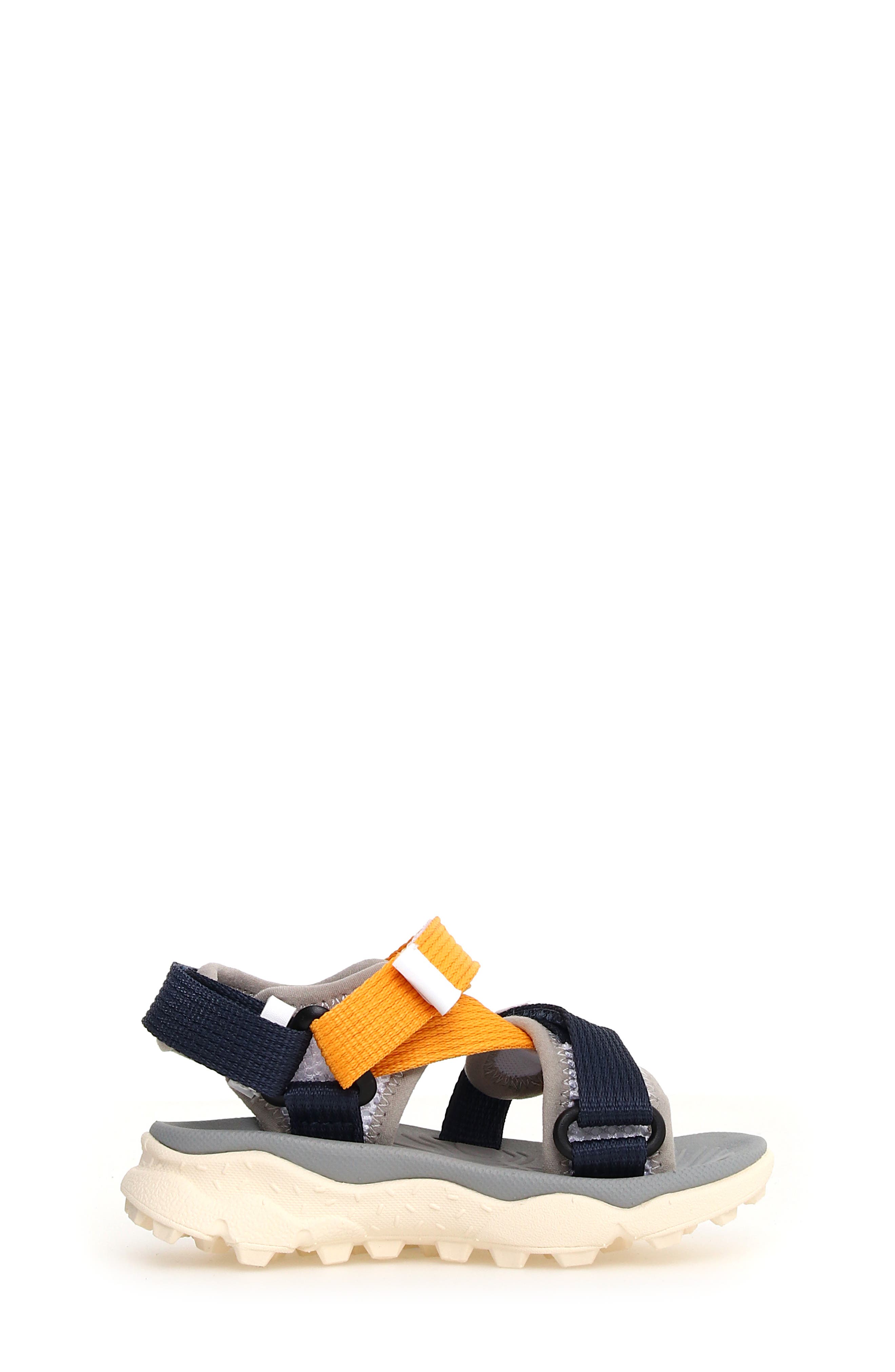 Flower MOUNTAIN Kids
 Nazca 2 Sandal, Alternate, color, Navy-Ocher