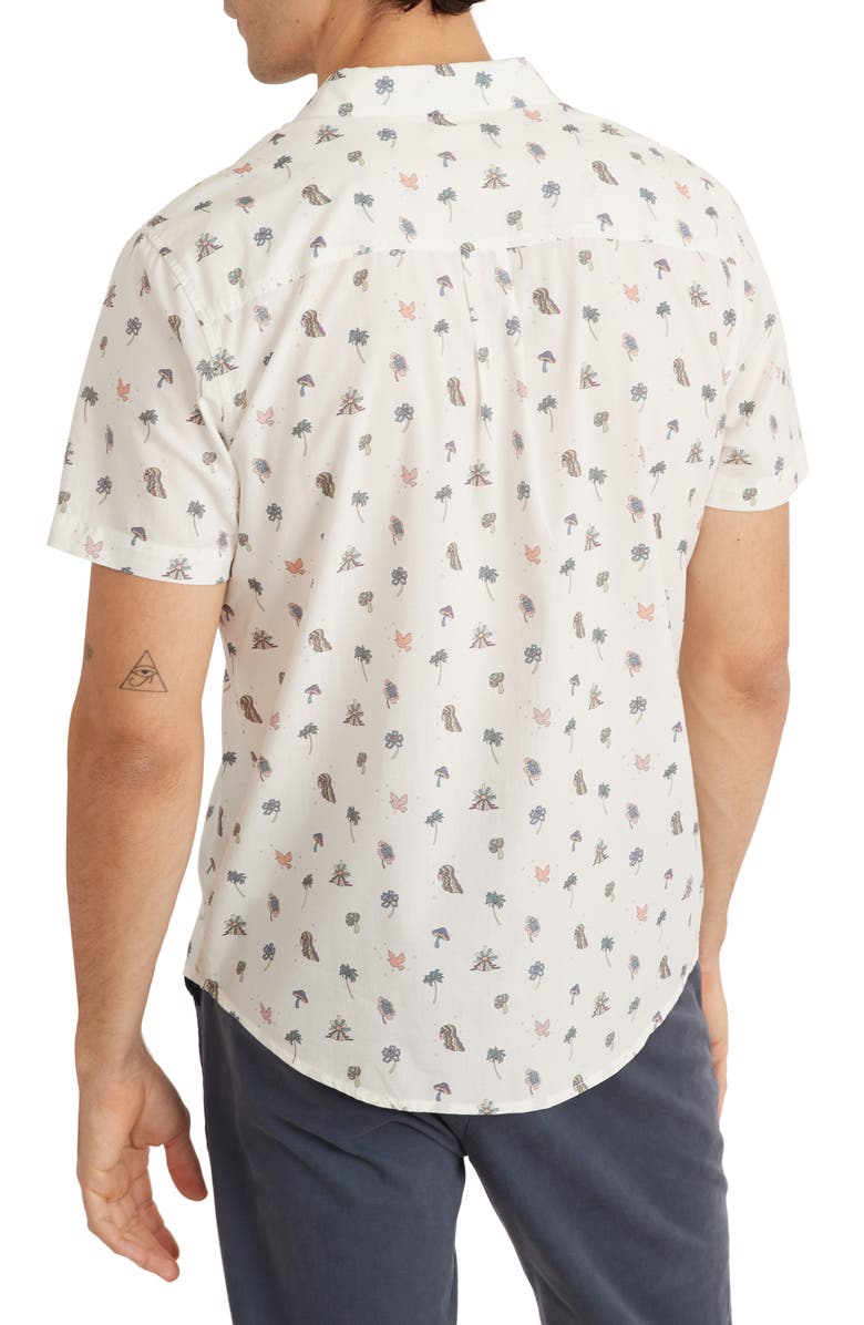 Marine Layer Print Short Sleeve Button-Up Short, Alternate, color,
