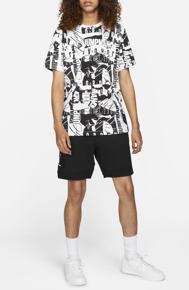 Jordan Essential Fleece Drawstring Shorts, Alternate, color, 