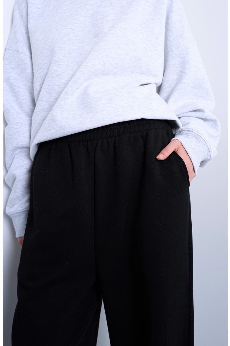 Straight Leg Joggers, Alternate, color, BLACK