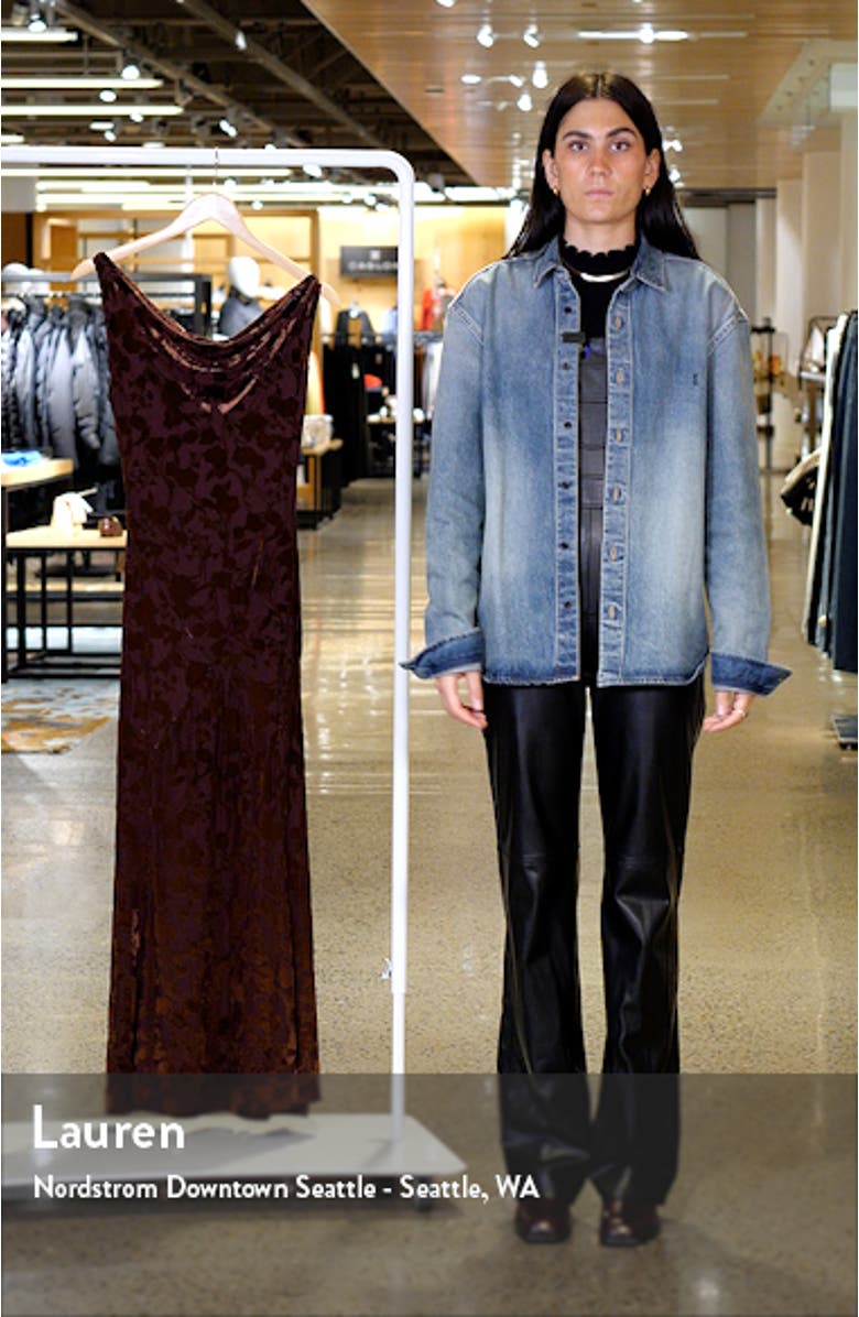 Asymmetric Burnout Dress, sales video thumbnail