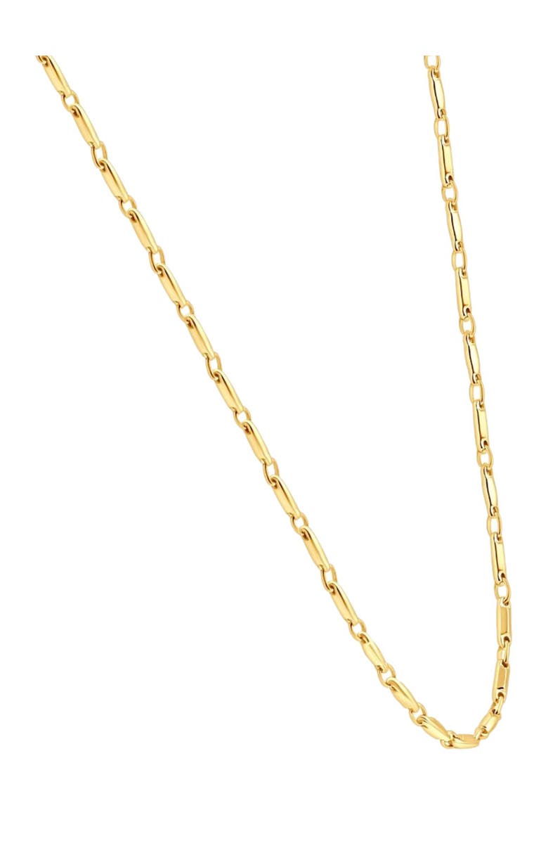Bliss Diamond 14k Gold Women's 24" Chain Necklace 8.50 Grams 2.5mm Thick, Alternate, color, 14K Yellow Gold