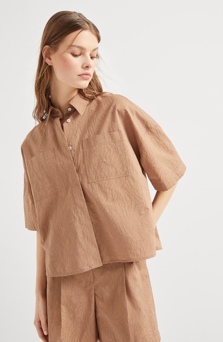 Brunello Cucinelli Jacquard shirt, Alternate, color, 