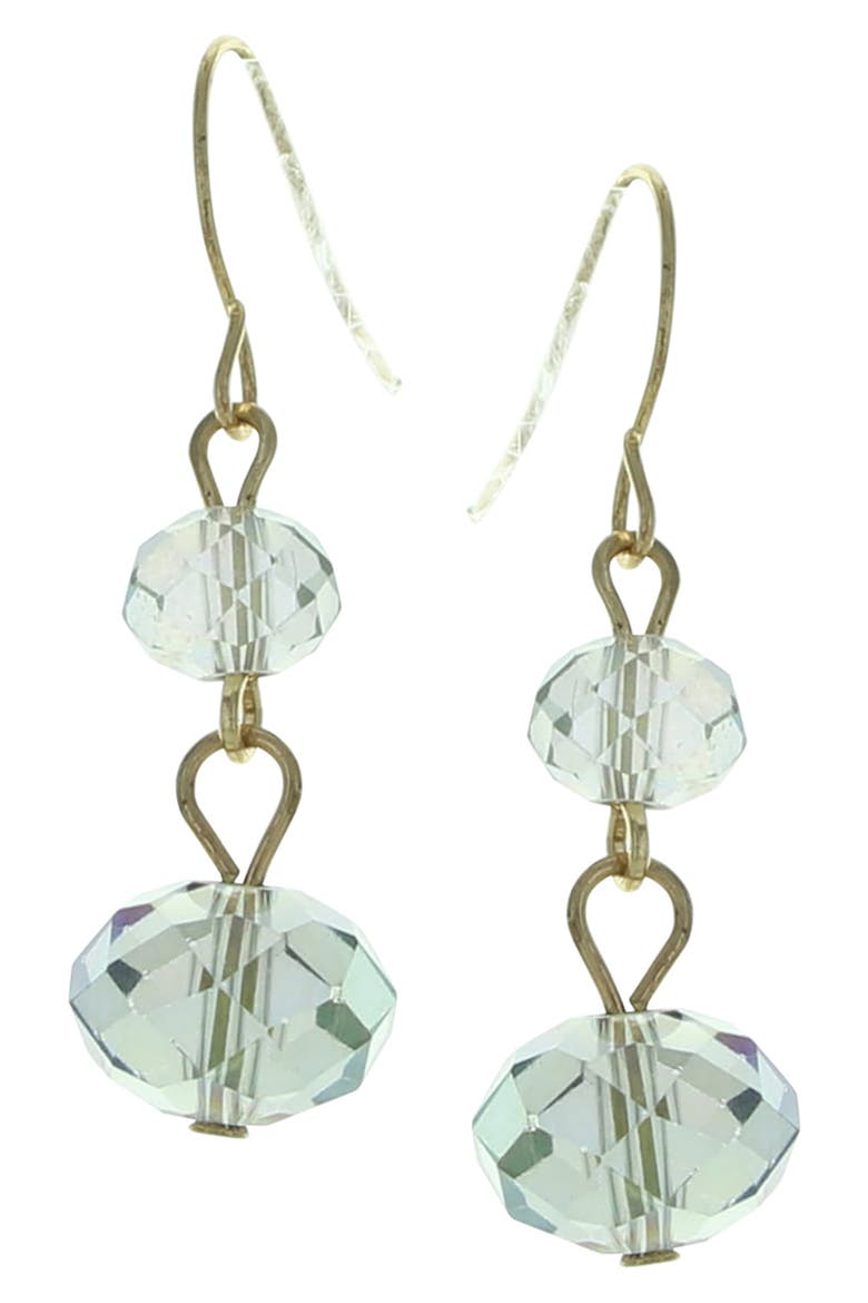 Haley Beaded Earrings, Main, color, GOLD / BLUE