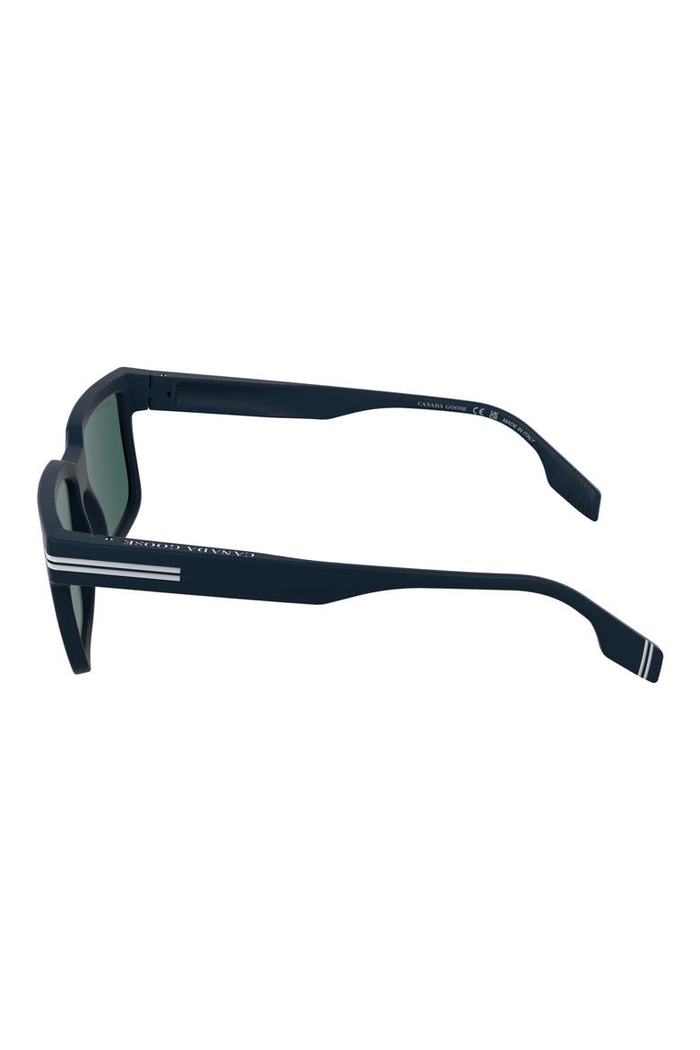 59mm Modified Rectangular Sunglasses, Alternate, color, MATTE BLUE