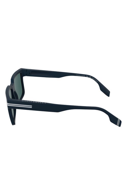 Canada Goose 59mm Modified Rectangular Sunglasses In Matte Blue