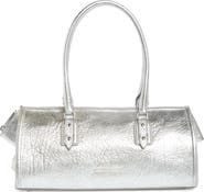 Brahmin Sophia Metallic Leather Baguette Bag
