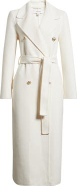 Reiss Dora Double Breasted Wool Blend Coat