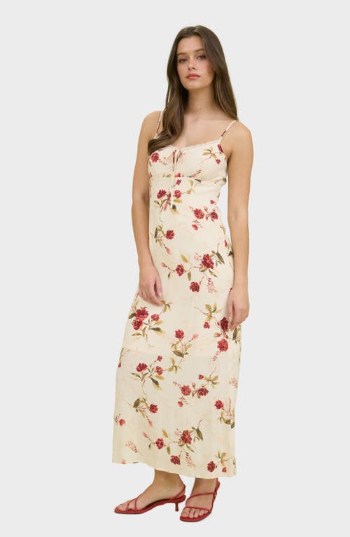 BLU PEPPER BLU PEPPER FLORAL MAXI SUNDRESS 