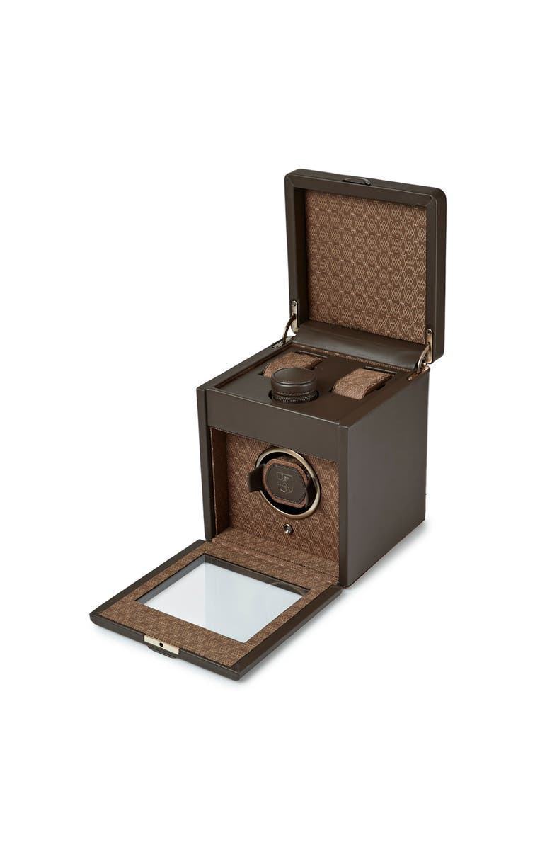 WOLF Earth Single Watch Winder, Alternate, color, Coffee