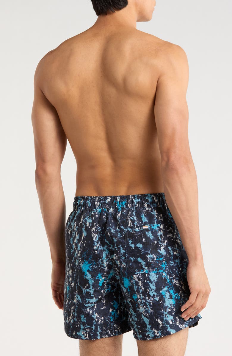 BOSS Discus Swim Shorts, Alternate, color, Turquoise/ Aqua