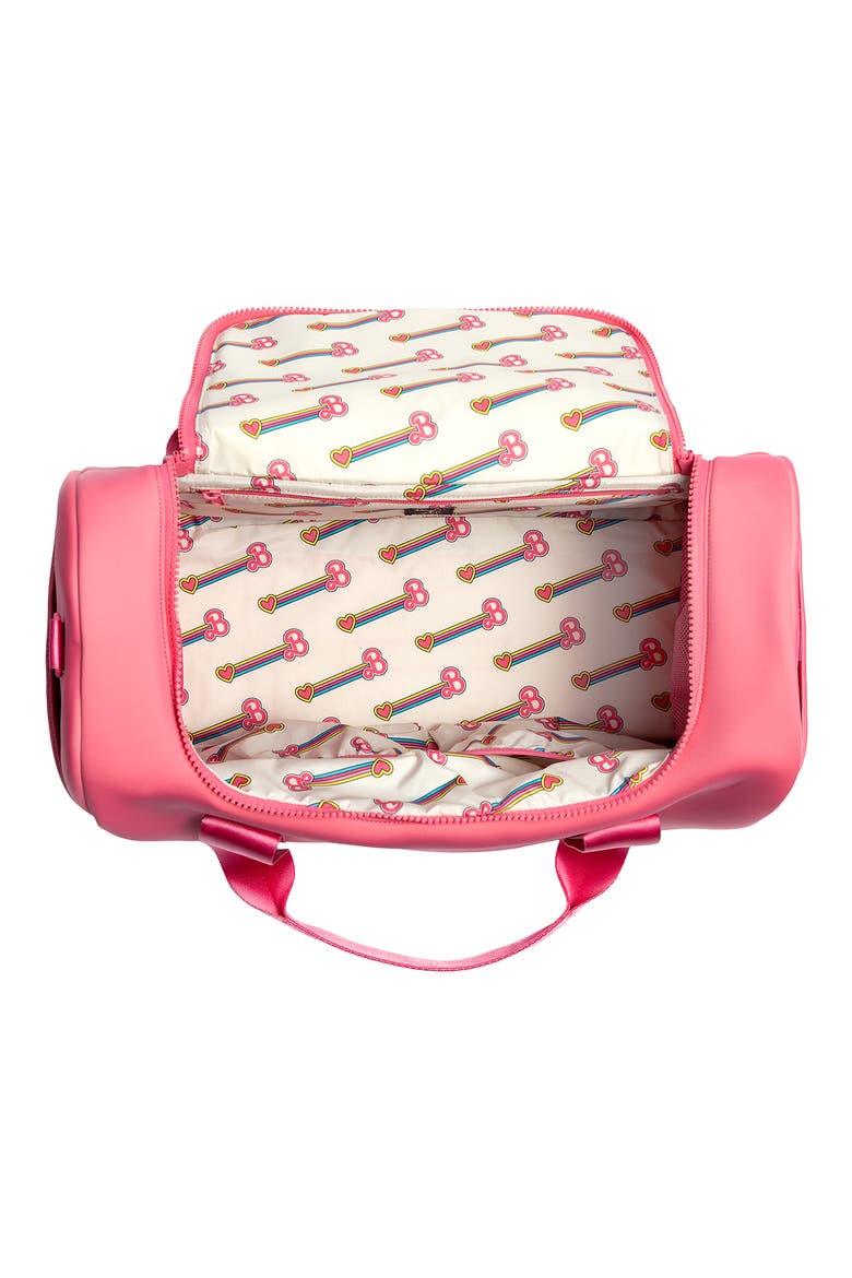 Barbie™ Seoul Neoprene Duffle Bag, Alternate, color, BRIGHT PINK