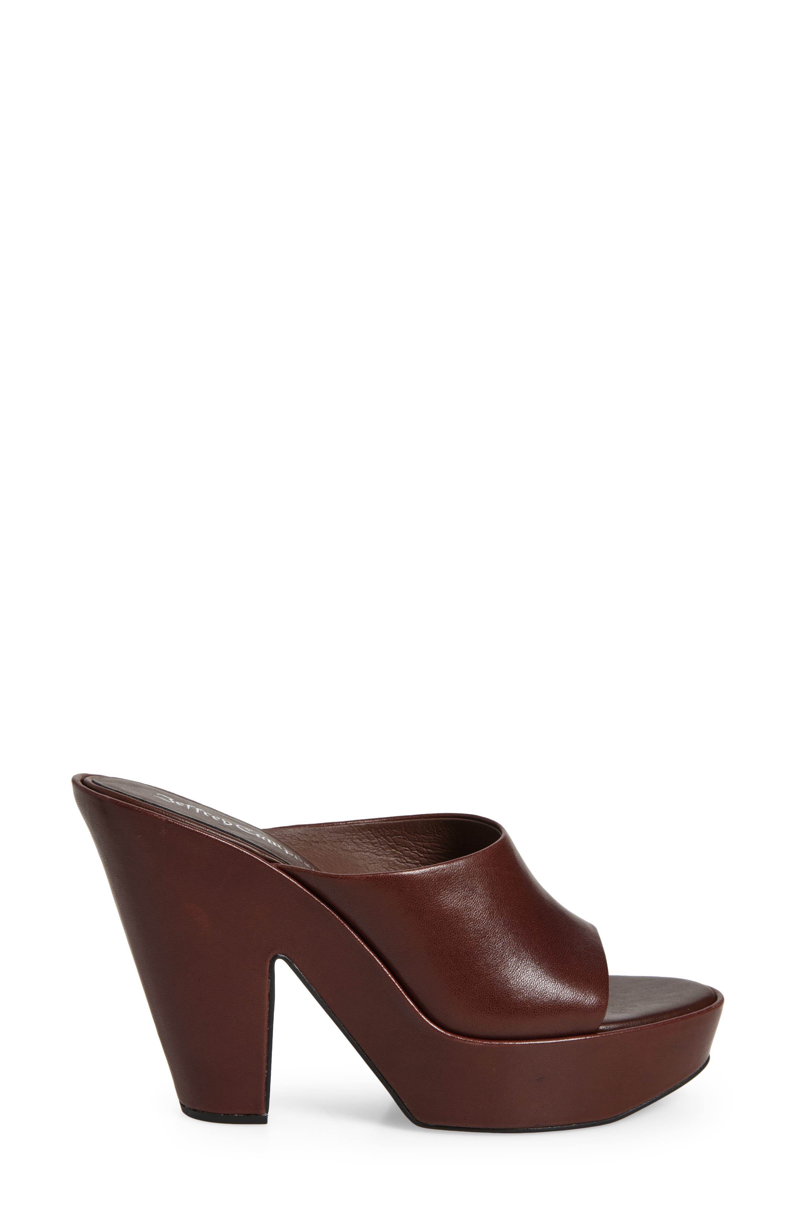 Jeffrey Campbell Enriched Platform Slide Sandal, Alternate, color, Brown