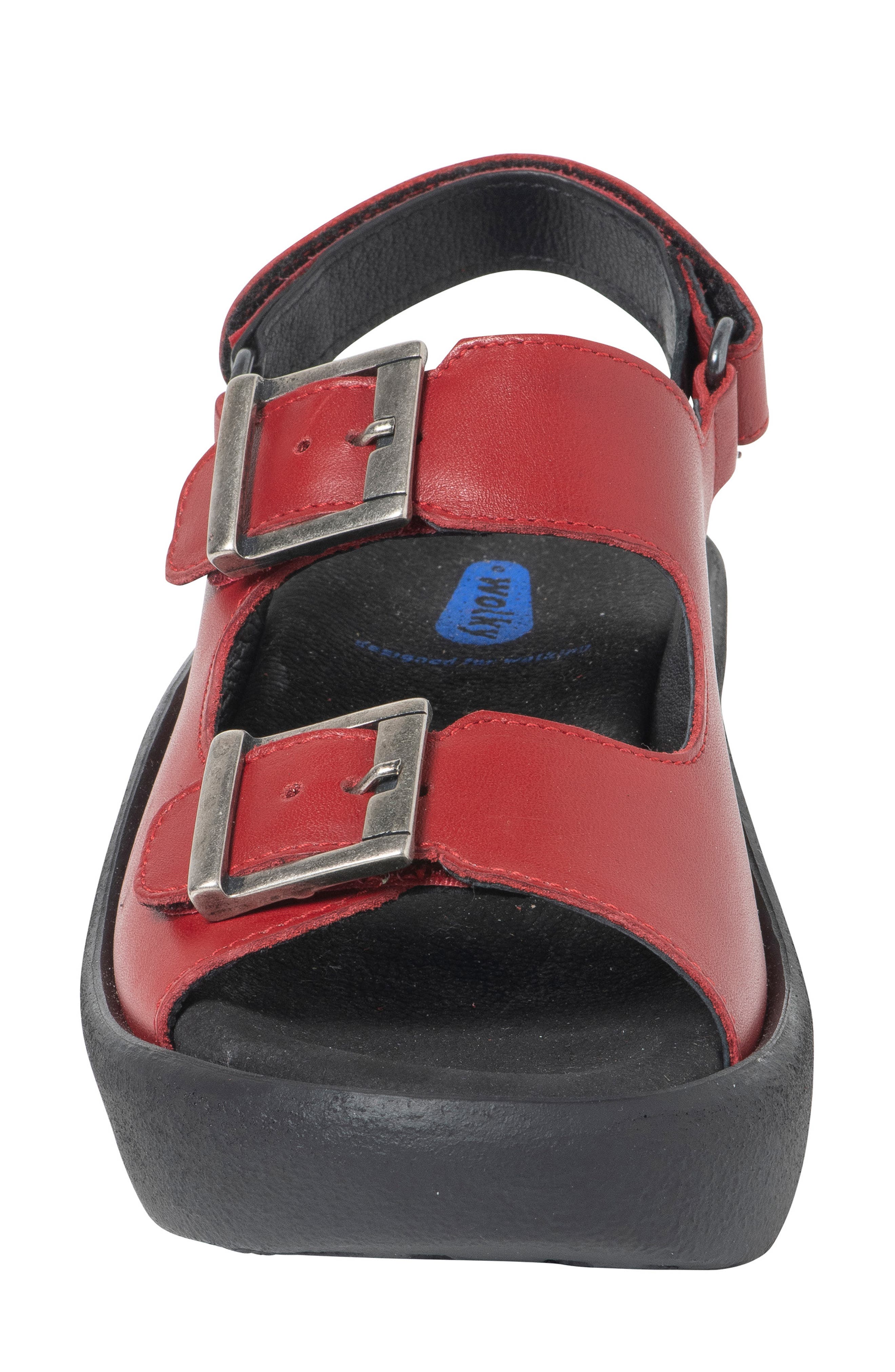 Fortune Platform Slingback Sandal, Alternate, color, RED