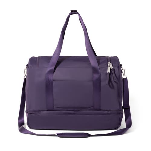 Baggallini Deluxe Fifth Avenue Weekender Bag In Purple