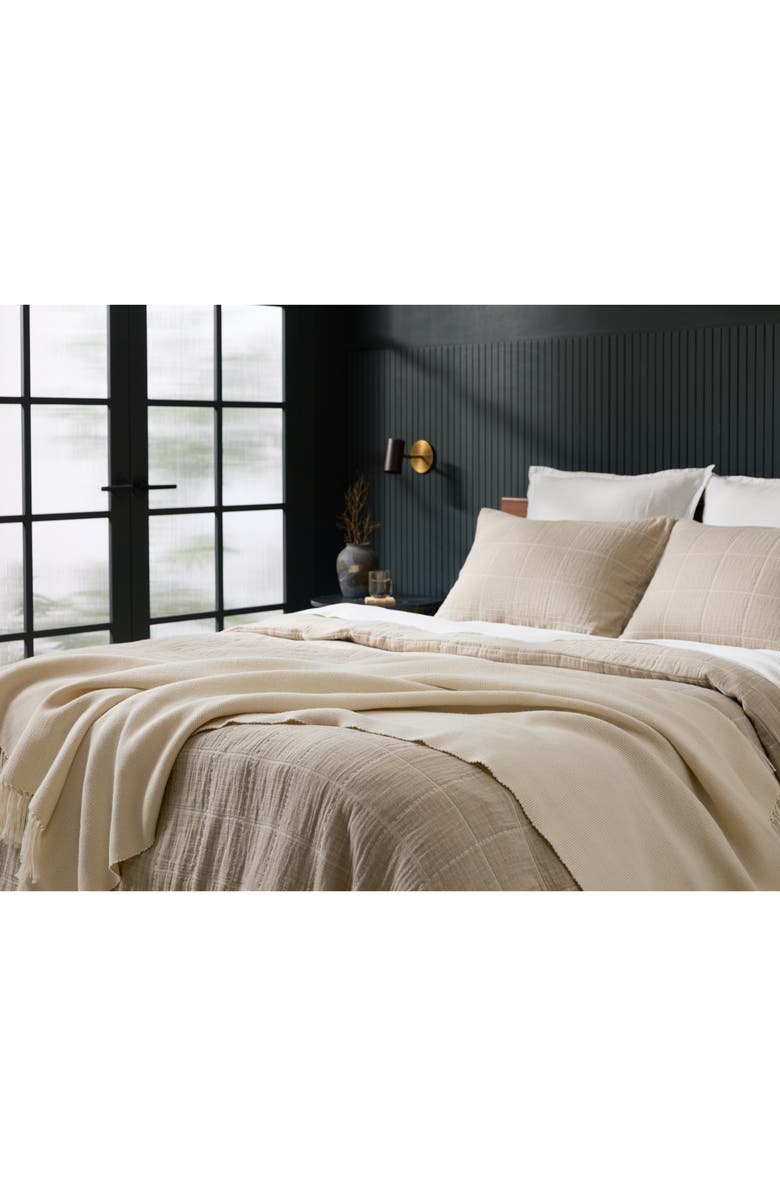 Parachute Terrace Gauze Organic Cotton Duvet Cover, Alternate, color, 