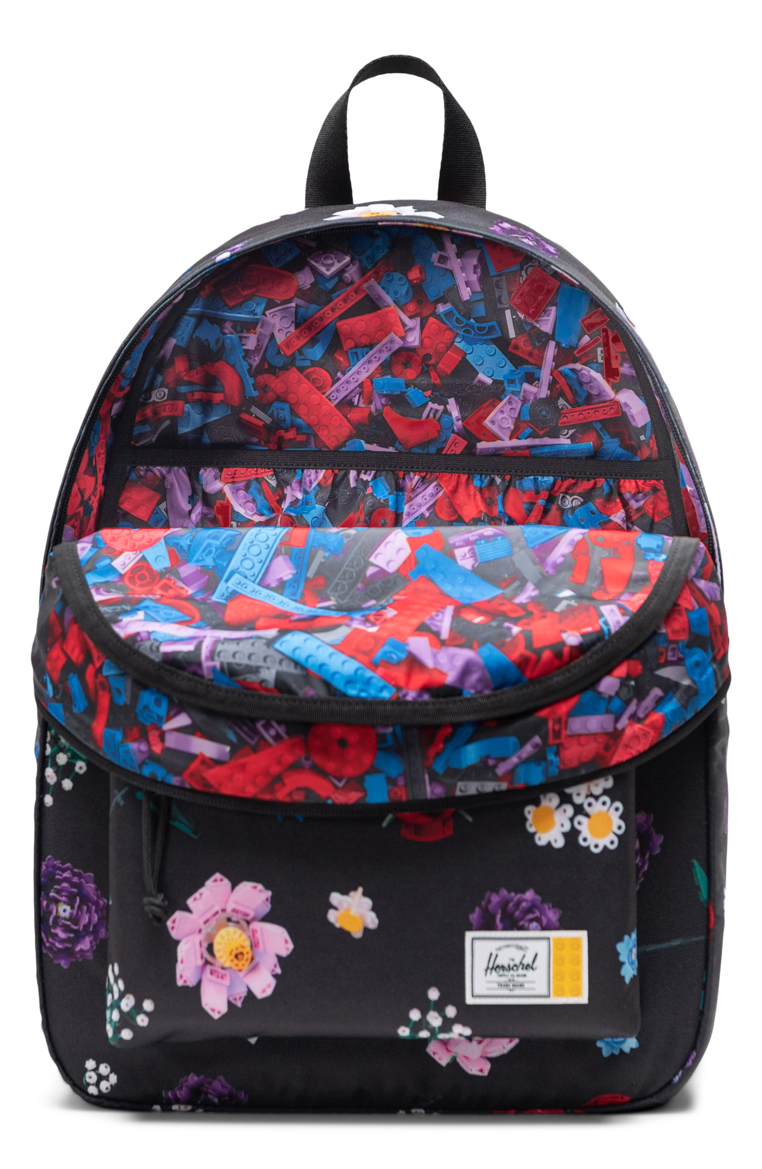 LEGO Classic Backpack, Alternate, color, FALLING FLORALS