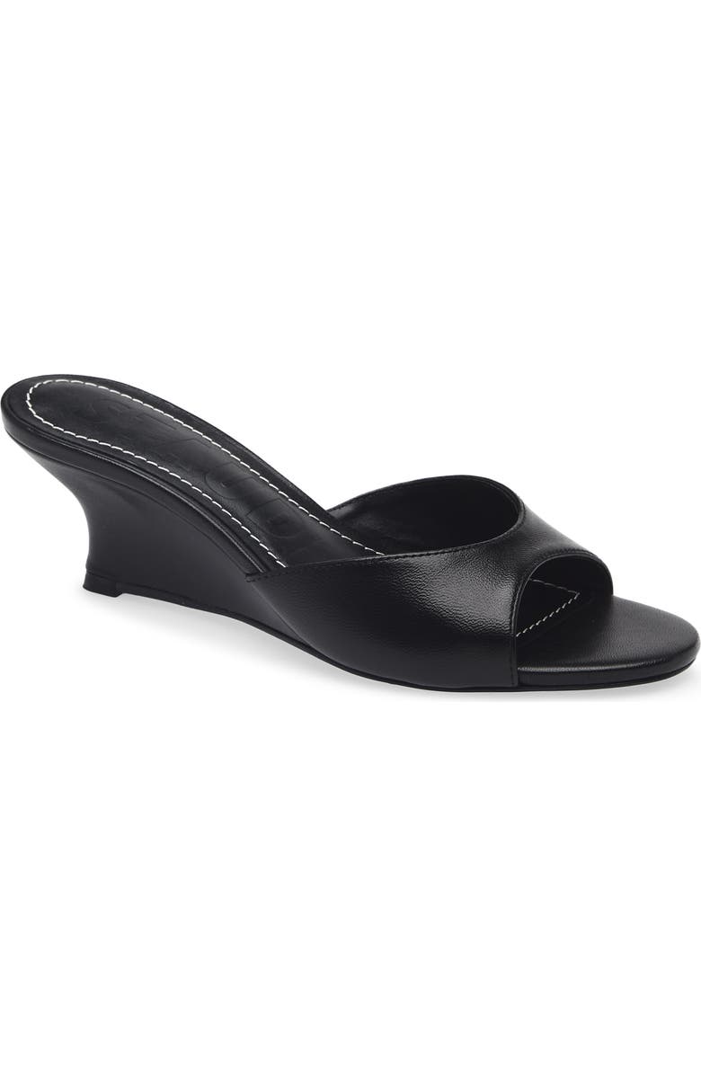 STAUD Brigitte Wedge Sandal, Main, color, Black