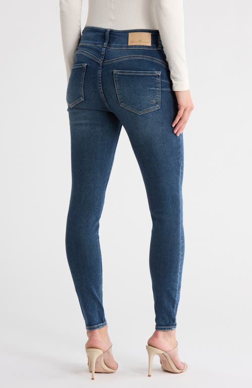 Seven7 High Waist Curvy Legging Jeans In Blue