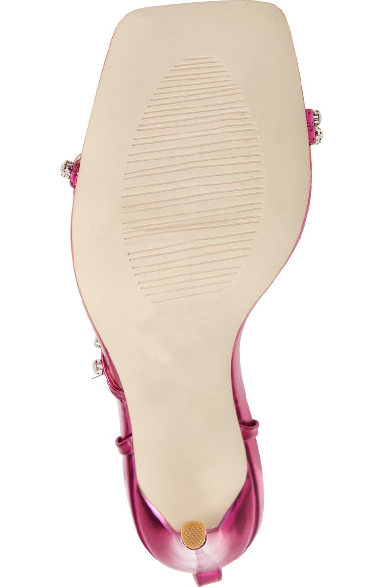 AZALEA WANG Missy Metallic Ankle Strap Sandal, Alternate, color,