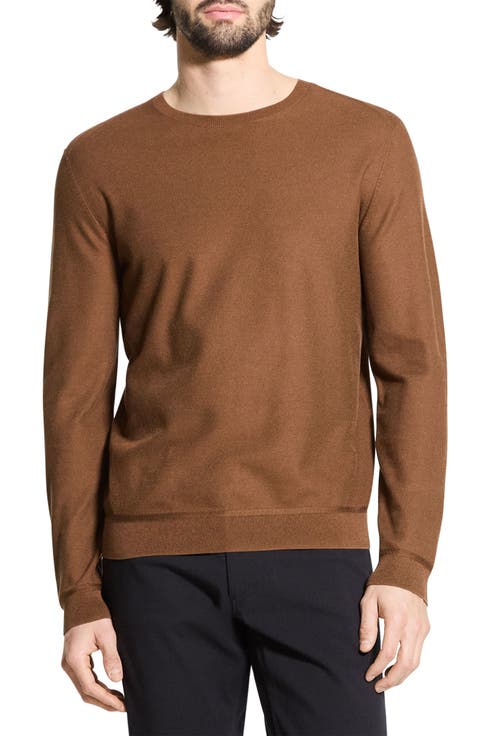 Long Sleeve Silk & Cotton T-Shirt