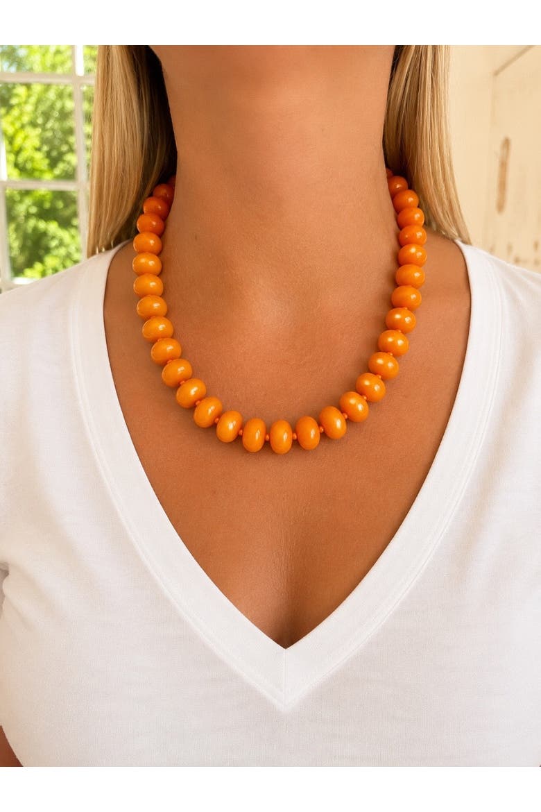 Orange Crush Necklace, Alternate, color, Orange