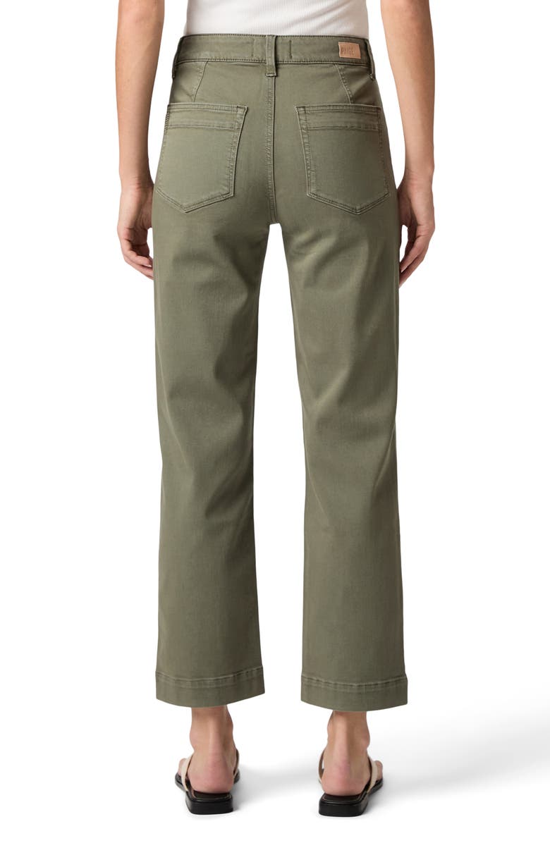 PAIGE Quincy Ankle Straight Leg Pants, Alternate, color, Vintage Ivy Green
