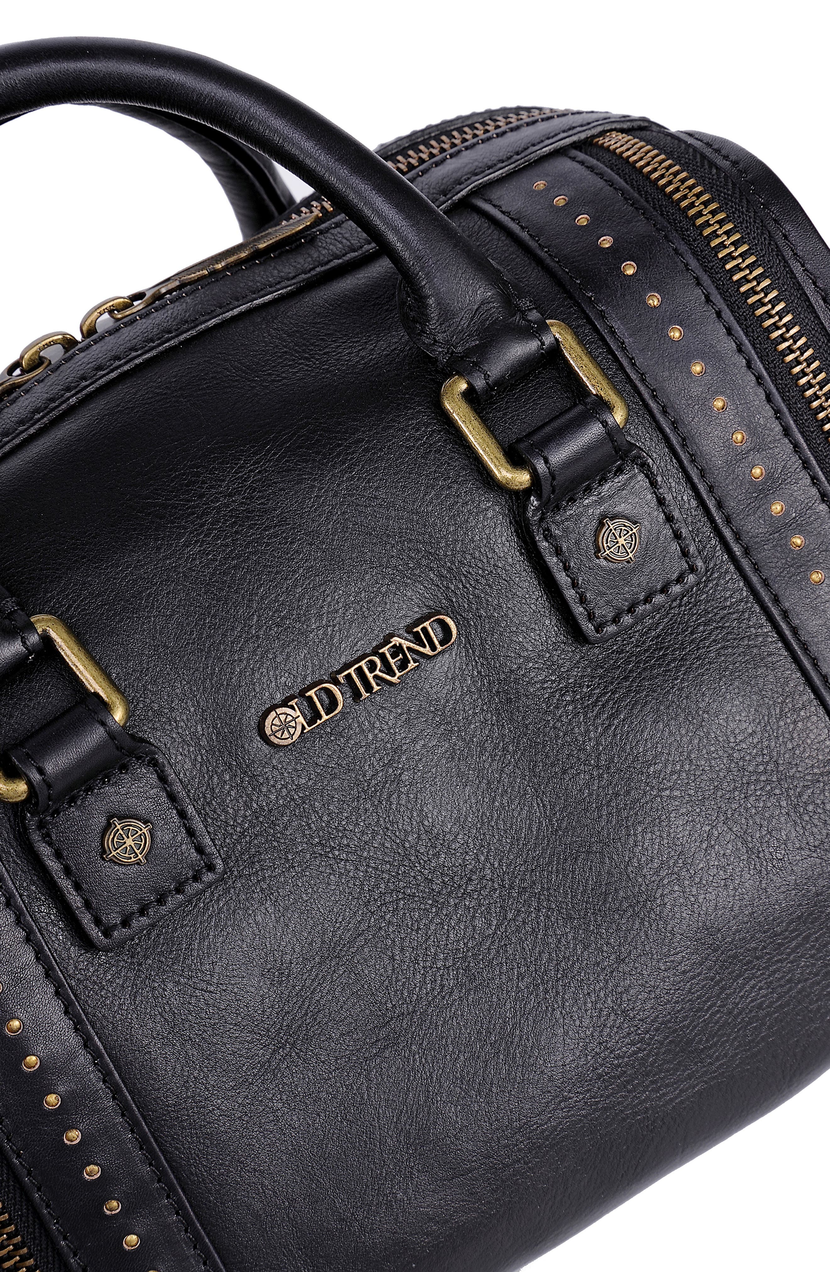 OLD TREND Mini Trunk Leather Crossbody Bag, Alternate, color, 