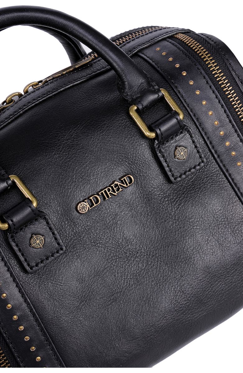 OLD TREND Mini Trunk Leather Crossbody Bag, Alternate, color,