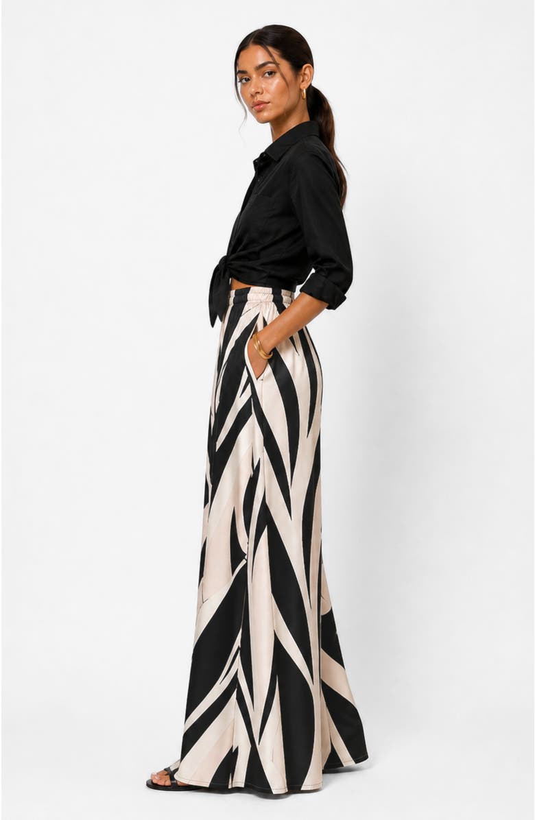 DIARRABLU Superwide Jant Pants Petal, Alternate, color, Petal Noir