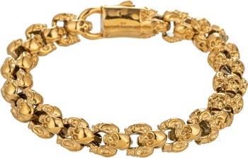 Men's Laim Skull Chain Bracelet