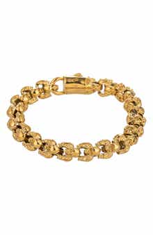 EYE CANDY LOS ANGELES Men's Laim Skull Chain Bracelet