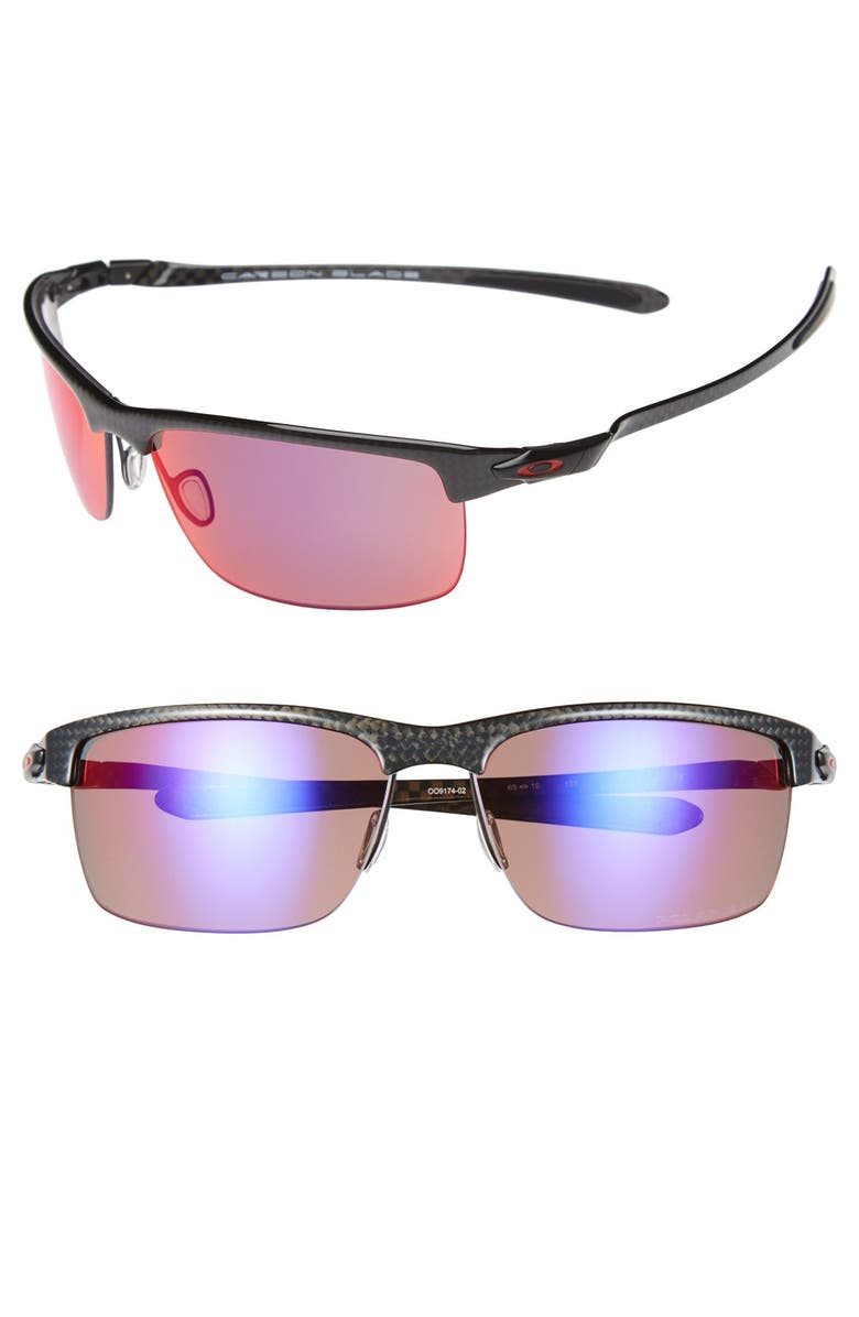 Oakley 'Carbon Blade' 66mm Polarized Sunglasses, Main, color, 