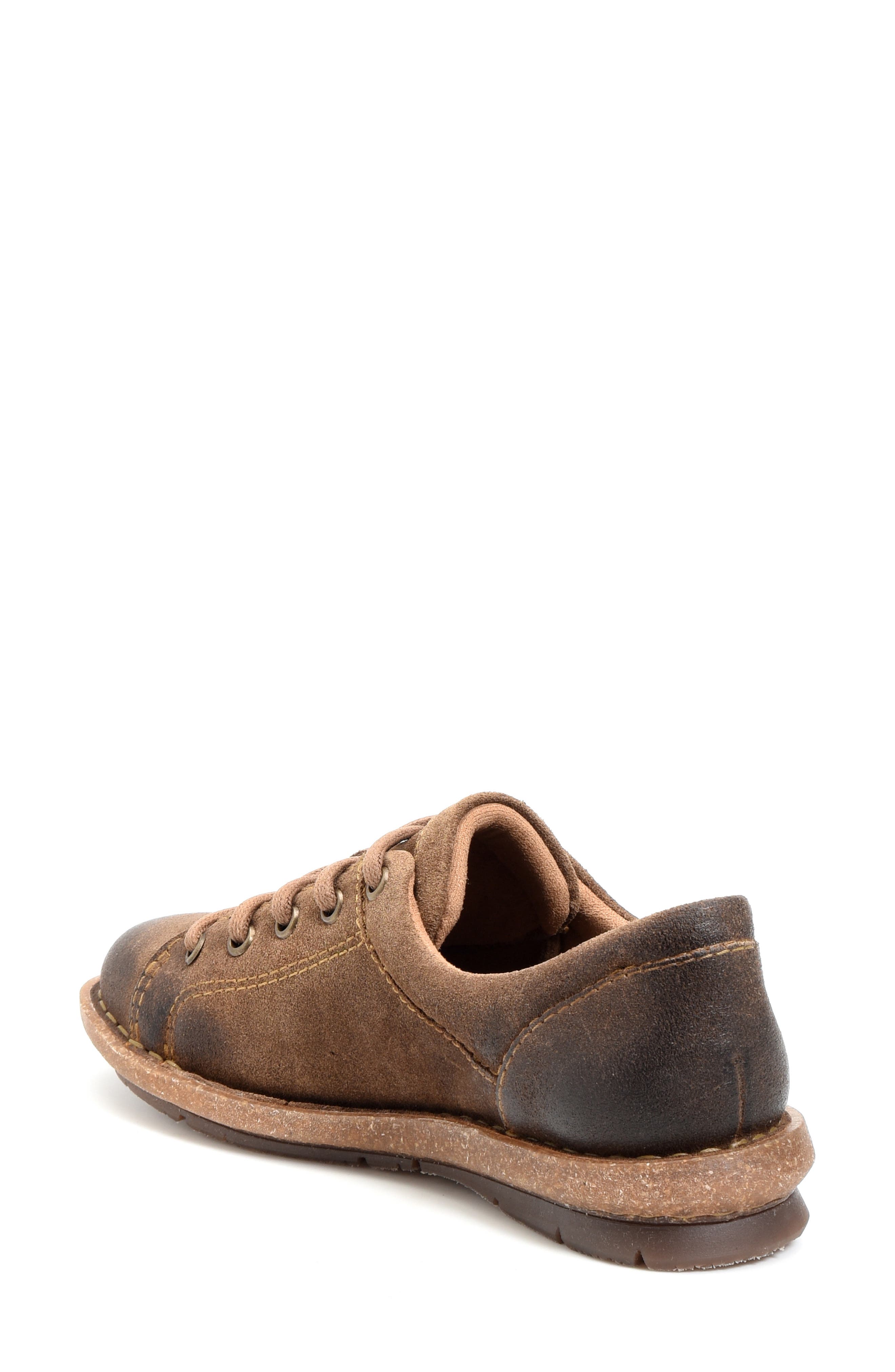 Trevan Water Resistant Sneaker, Alternate, color, RUST DISTRESSED LEATHER