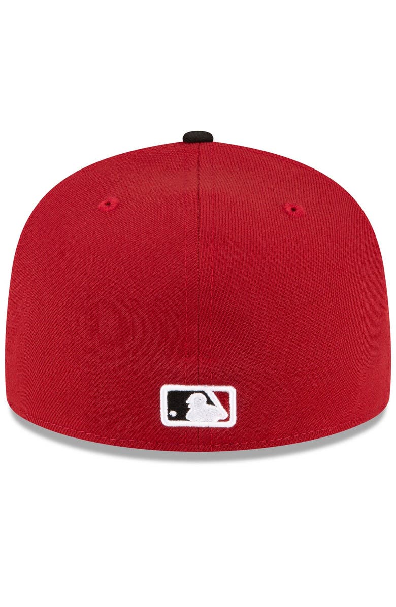 New Era Youth New Era Red/Black Arizona Diamondbacks Home Authentic Collection On-Field 59FIFTY Fitted Hat, Alternate, color, 