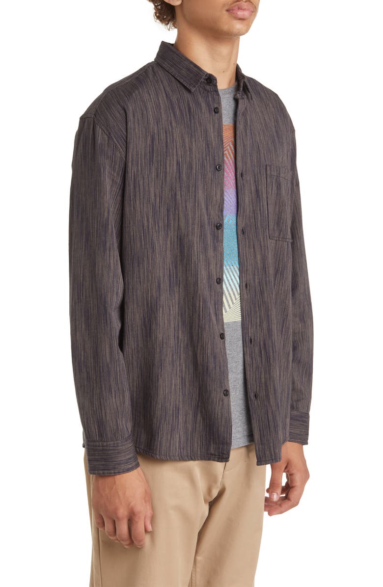 BP. Textured Button-Up Shirt, Alternate, color,